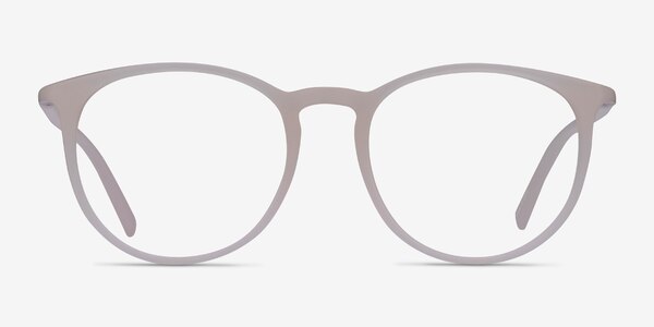 Dialogue Matte Clear Plastic Eyeglass Frames