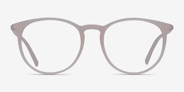 Dialogue Matte Clear PlastiqueMontures de lunettes de vue d'EyeBuyDirect, Vue de Face