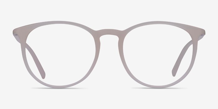Dialogue Matte Clear Plastic Eyeglass Frames from EyeBuyDirect