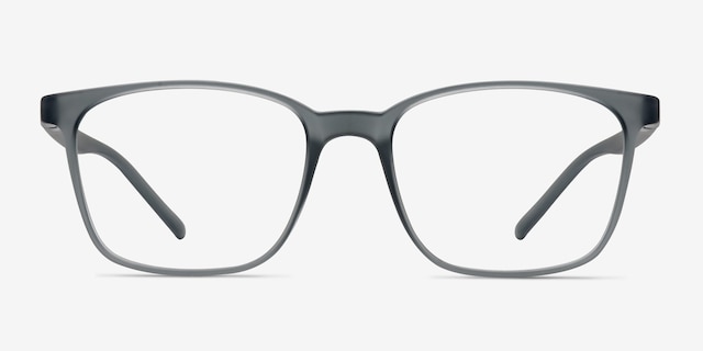 Soul Gris PlastiqueMontures de lunettes de vue d'EyeBuyDirect, Vue de Face