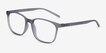 Soul Gray PlasticEyeglass Frames from EyeBuyDirect, Angle View