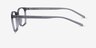 Soul Gris PlastiqueMontures de lunettes de vue d'EyeBuyDirect, Vue de Côté