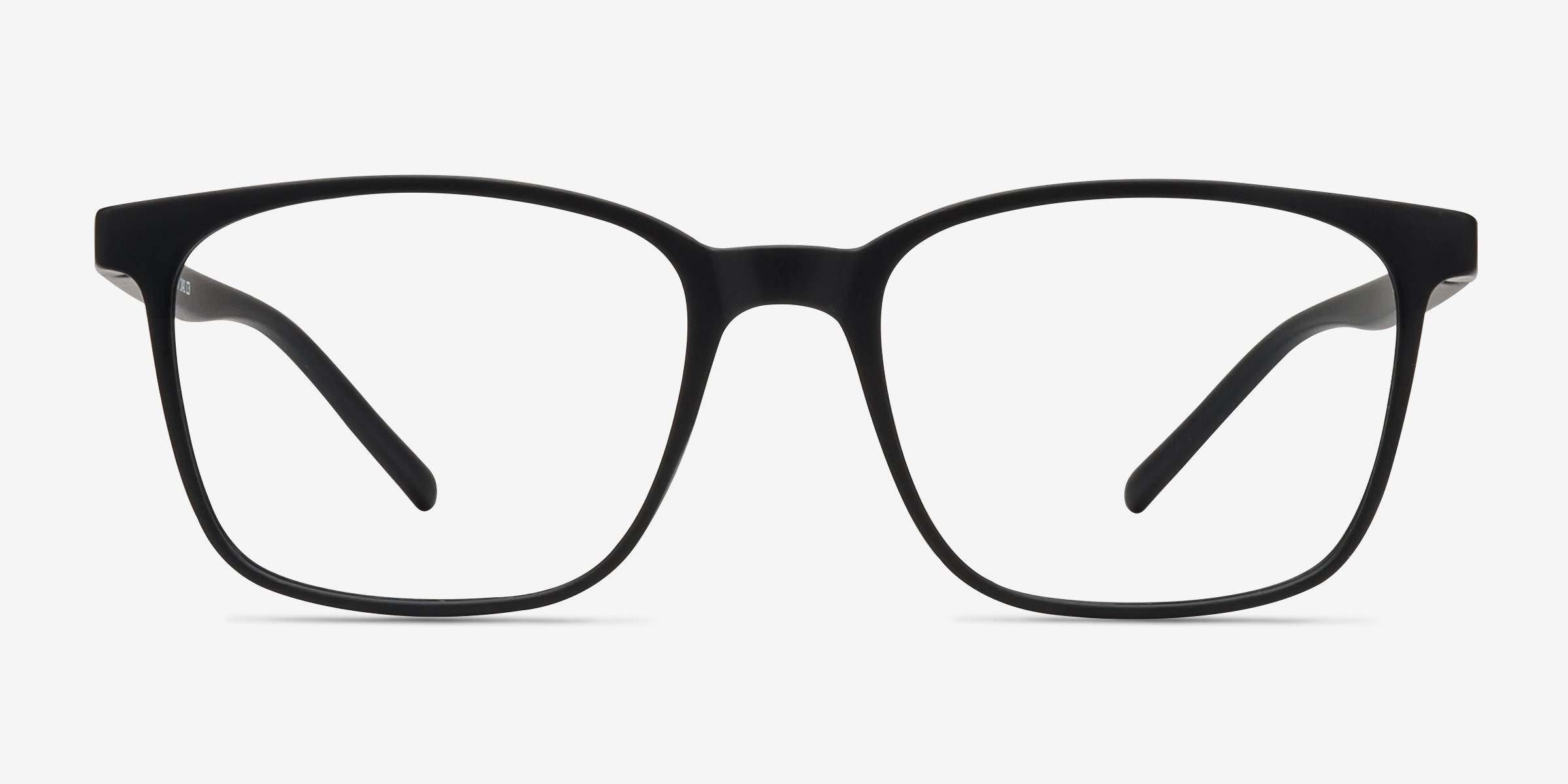 black square frames glasses