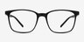 Soul Black PlasticEyeglass Frames from EyeBuyDirect, Front View