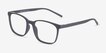 Soul Black PlasticEyeglass Frames from EyeBuyDirect, Angle View