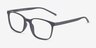 Soul Black PlasticEyeglass Frames from EyeBuyDirect, Angle View