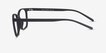 Soul Black PlasticEyeglass Frames from EyeBuyDirect, Side View