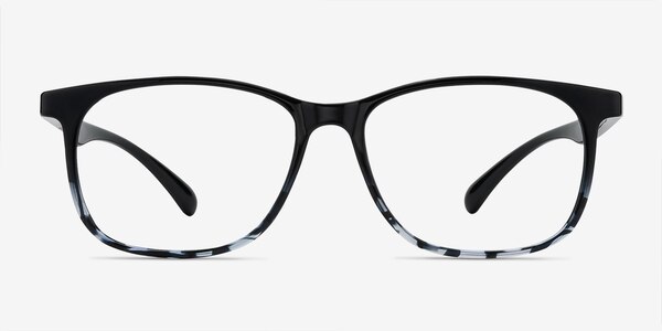 Character Black Navy Plastic Eyeglass Frames