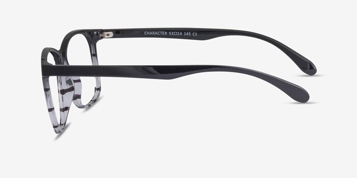 Character Black Navy Plastic Eyeglass Frames from EyeBuyDirect