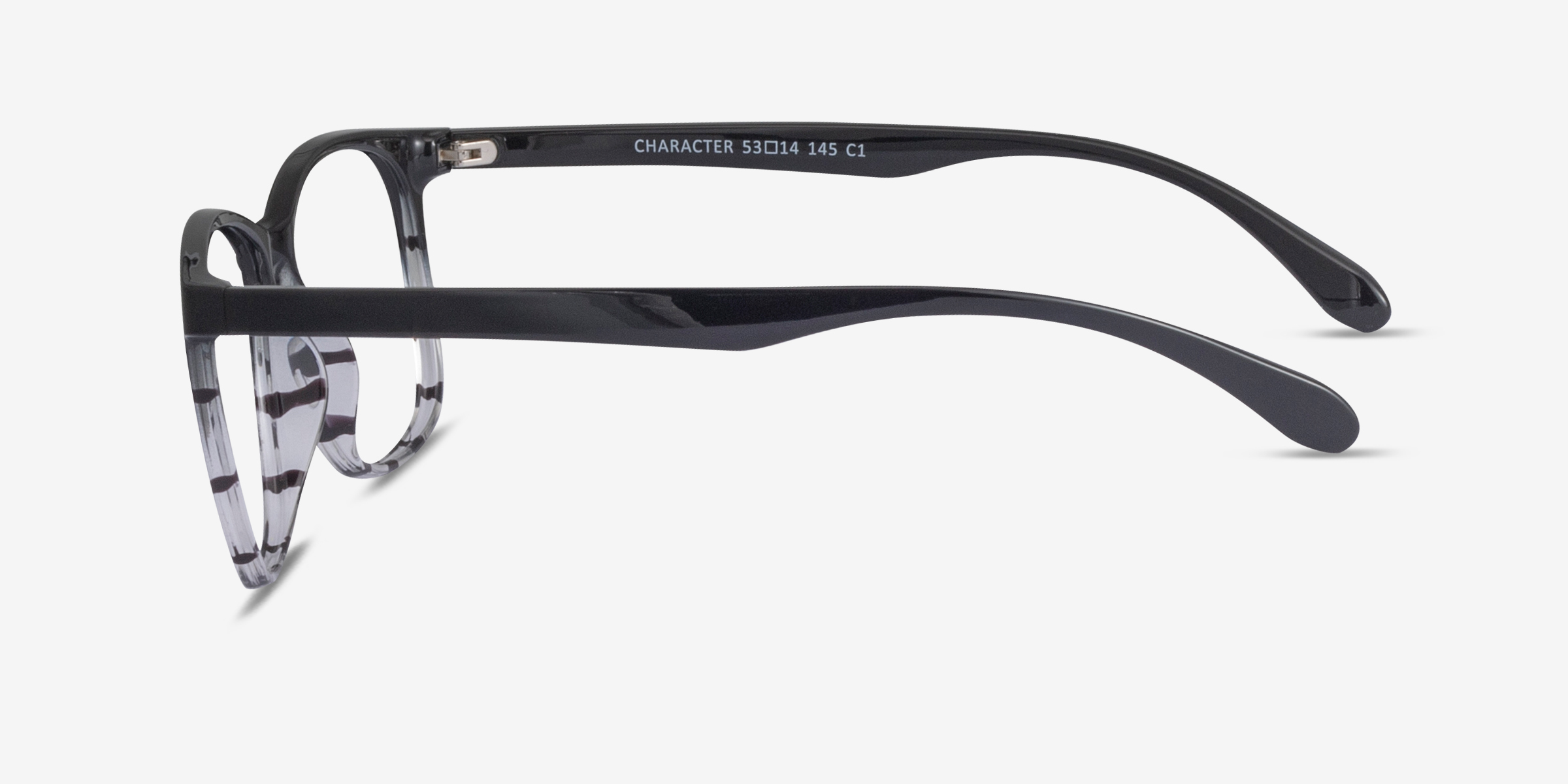 Character Square Black Navy Full Rim Eyeglasses | Eyebuydirect