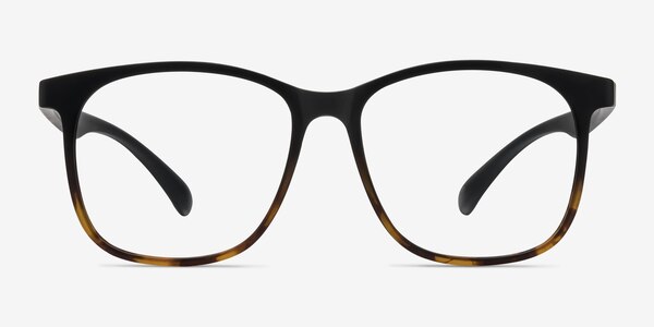 Character Black Tortoise Plastic Eyeglass Frames