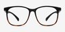 Character Black Tortoise PlastiqueMontures de lunettes de vue d'EyeBuyDirect, Vue de Face