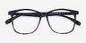 Character Black Tortoise PlastiqueMontures de lunettes de vue d'EyeBuyDirect, Vue Rapprochée