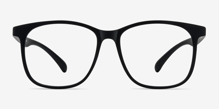 Character Matte Black Plastic Eyeglass Frames from EyeBuyDirect
