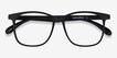Character Matte Black PlasticEyeglass Frames from EyeBuyDirect, Closed View