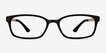 Clover Black & Apricot PlasticEyeglass Frames from EyeBuyDirect, Front View