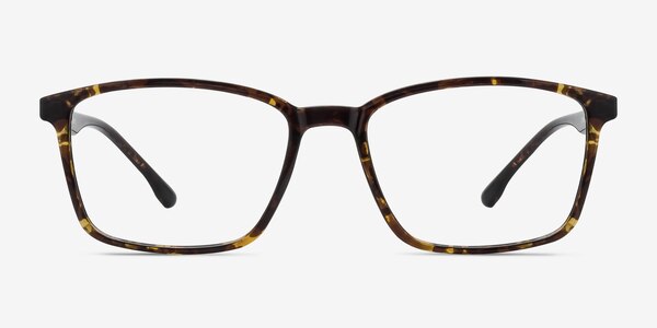 Northern Golden Tortoise Plastic Eyeglass Frames