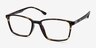 Northern Golden Tortoise PlasticEyeglass Frames from EyeBuyDirect, Angle View