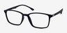 Northern Matte Navy PlasticEyeglass Frames from EyeBuyDirect, Angle View