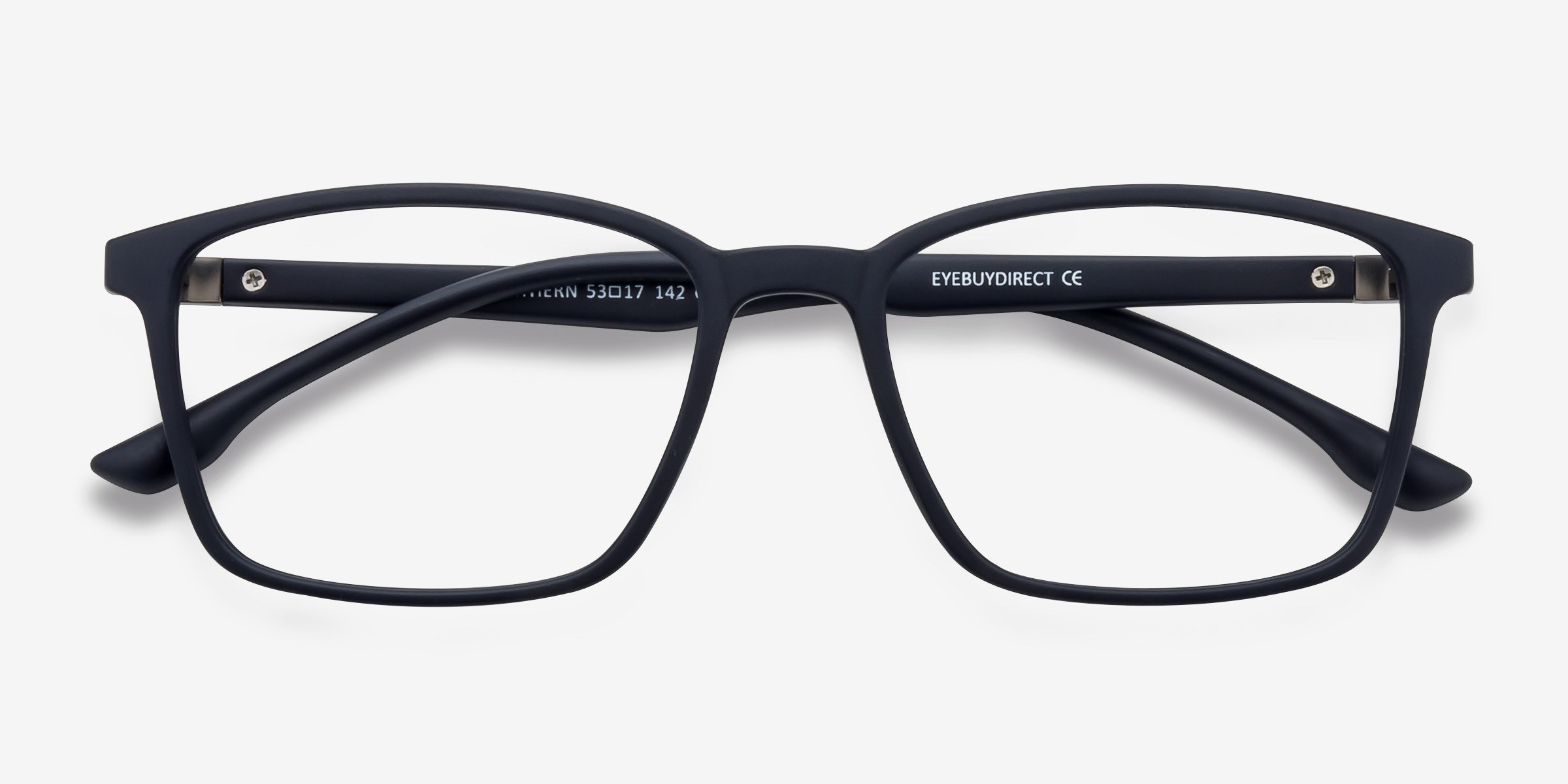 Northern Rectangle Matte Navy Full Rim Eyeglasses Eyebuydirect 4740