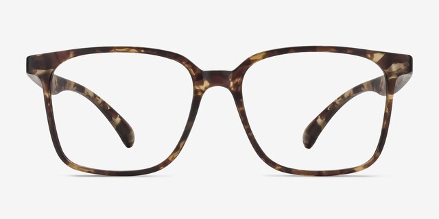 Magnus Matte Tortoise PlasticEyeglass Frames from EyeBuyDirect, Front View