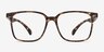 Magnus Matte Tortoise PlasticEyeglass Frames from EyeBuyDirect, Front View