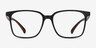 Magnus Matte Black PlasticEyeglass Frames from EyeBuyDirect, Front View
