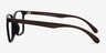 Magnus Matte Black PlasticEyeglass Frames from EyeBuyDirect, Side View