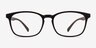 Forest Matte Brown PlasticEyeglass Frames from EyeBuyDirect, Front View