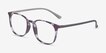 Cheer Swirled Gray PlasticEyeglass Frames from EyeBuyDirect, Angle View