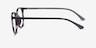 Cheer Swirled Gray PlastiqueMontures de lunettes de vue d'EyeBuyDirect, Vue de Côté