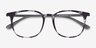 Cheer Swirled Gray PlastiqueMontures de lunettes de vue d'EyeBuyDirect, Vue Rapprochée