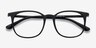 Cheer Matte Black PlasticEyeglass Frames from EyeBuyDirect, Closed View