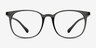 Cheer Matte Ash PlasticEyeglass Frames from EyeBuyDirect, Front View