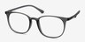 Cheer Matte Ash PlasticEyeglass Frames from EyeBuyDirect, Angle View