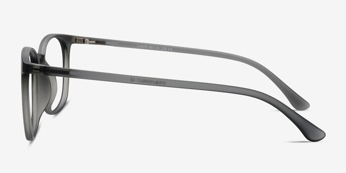 Cheer Matte Ash Plastic Eyeglass Frames from EyeBuyDirect
