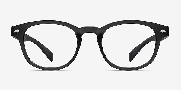 Atomic Matte Gray Plastic Eyeglass Frames