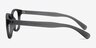 Atomic Matte Gray PlasticEyeglass Frames from EyeBuyDirect, Side View
