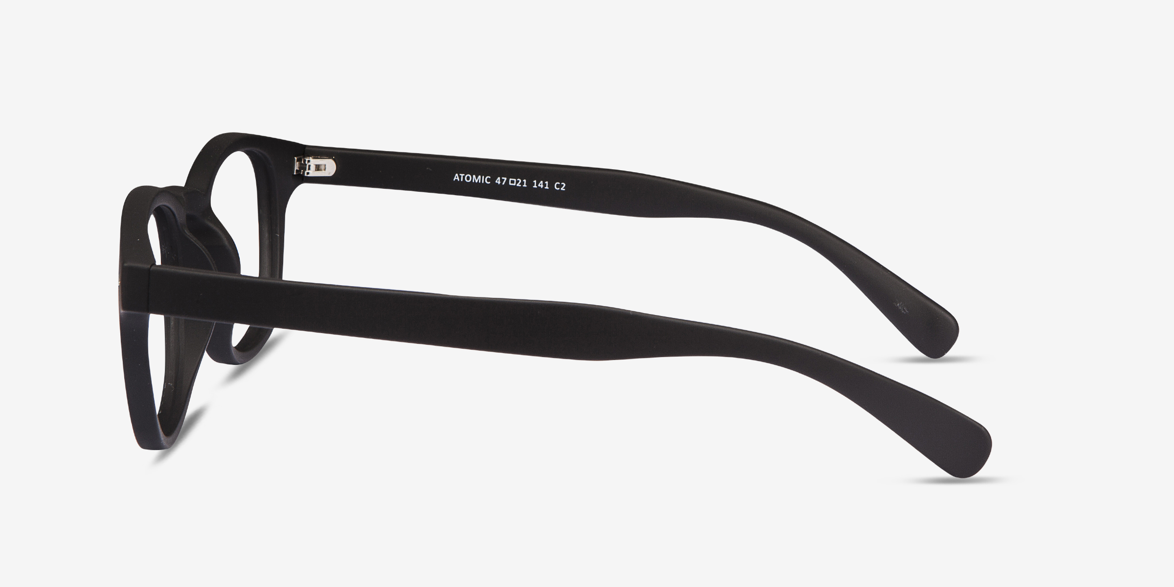 Atomic Matte Black Full Rim Eyeglasses | Eyebuydirect