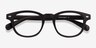Atomic Matte Black PlasticEyeglass Frames from EyeBuyDirect, Closed View
