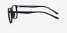 Ghent Matte Black PlasticEyeglass Frames from EyeBuyDirect, Side View