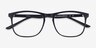 Ghent Matte Black PlasticEyeglass Frames from EyeBuyDirect, Closed View