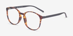 Days Matte Floral Plastique Montures de lunettes de vue d'EyeBuyDirect, Vue d'Angle