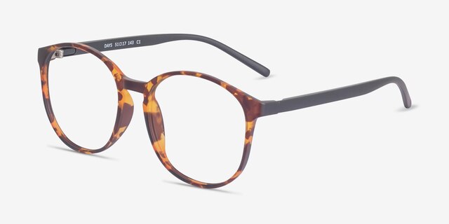 Days Matte Floral PlasticEyeglass Frames from EyeBuyDirect, Angle View