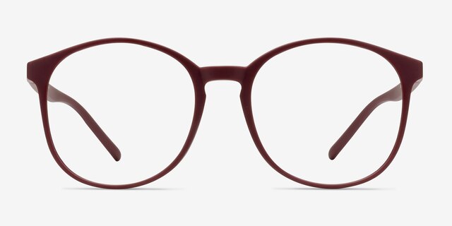 Days Matte Red PlastiqueMontures de lunettes de vue d'EyeBuyDirect, Vue de Face