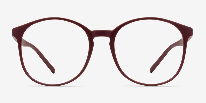 Days Matte Red Plastique Montures de lunettes de vue d'EyeBuyDirect
