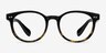 Achiever Brown Floral PlasticEyeglass Frames from EyeBuyDirect, Front View