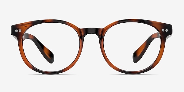 Achiever Brown Plastic Eyeglass Frames