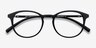 Brace Matte Black PlasticEyeglass Frames from EyeBuyDirect, Closed View