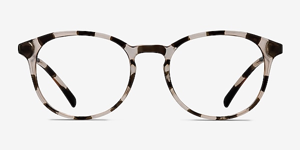 Brace Dark Brown Plastic Eyeglass Frames